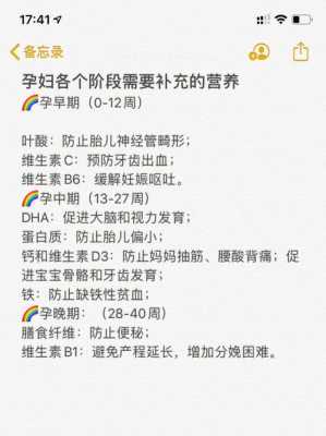 孕期各阶段需要补充的营养(孕期各阶段需要补充的营养表) 第2张 孕期各阶段需要补充的营养(孕期各阶段需要补充的营养表) 第2张