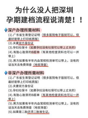 深圳孕妇建档攻略,深圳孕期建档需要什么资料 第3张 深圳孕妇建档攻略,深圳孕期建档需要什么资料 第3张