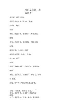 早孕期间食谱(早孕期间食谱大全) 第2张 早孕期间食谱(早孕期间食谱大全) 第2张